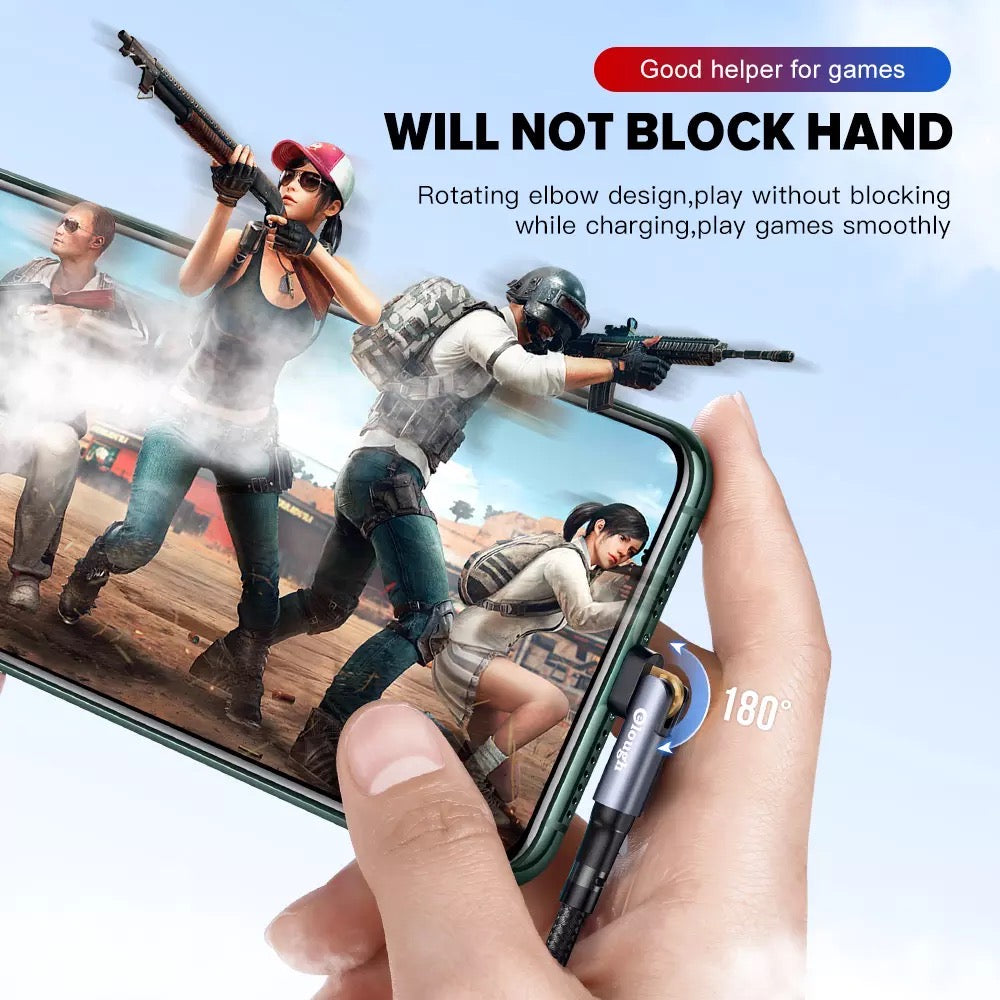 USB to Type C Charger 180° 3A Fast Charging Data Cable B-SPIN PTY LTD