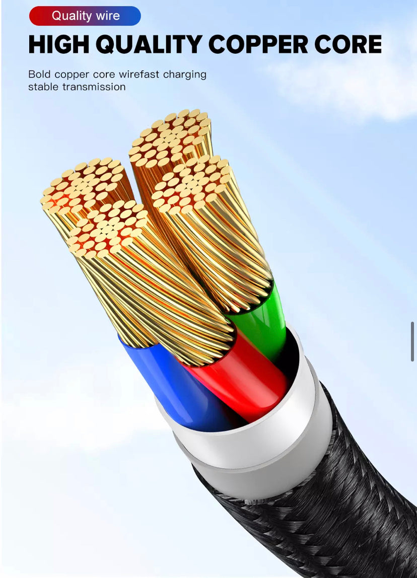 USB to Type C Charger 180° 3A Fast Charging Data Cable B-SPIN PTY LTD