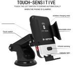 Automatic Clamping Car Charging wireless Charger Mount Air Vent Phone Holder New