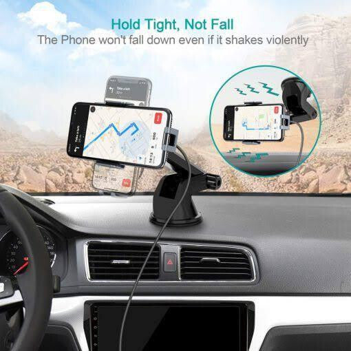 Automatic Clamping 15W Wireless Car Fast Charger Mount Air Vent Phone Holder