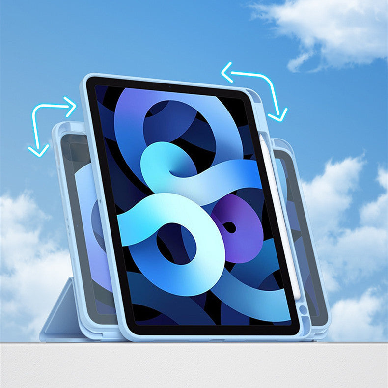 Smart Stand Case For iPad 5 6 7 8 9 10th Gen Pro Air 360  Rotatable Detachable Cover