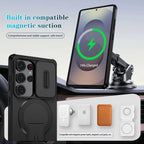 For Samsung Galaxy S26 S25 S24 Plus Ultra Case Magsafe Stand Lens Protect Cover