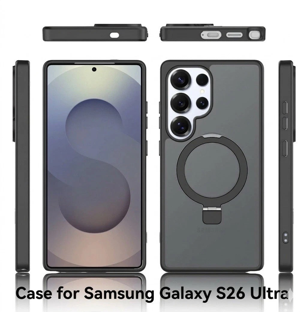 Magnetic Ring Stand Case Samsung Galaxy S26 S25 + Ultra MagSafe Slim Shockproof