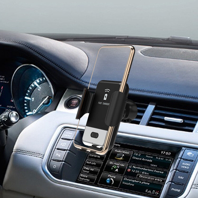 Automatic Clamping Car Charging wireless Charger Mount Air Vent Phone Holder New