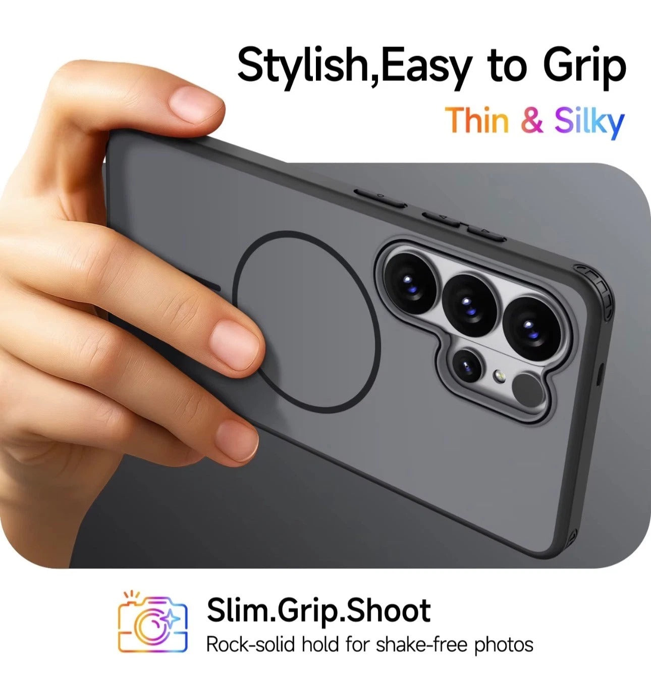 MagSafe Case for Samsung Galaxy S26 + Ultra Magnetic Matte Shockproof Slim Cover