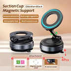 360 Foldable Vacuum Strong Magnetic MagSafe Phone Holder Suction Car Stand Mount