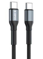 100W PD Type C to C Cable 5A Fast Charging Charger Cord for iPhone 17 16 15 Android