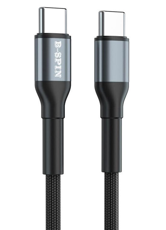 100W PD Type C to C Cable 5A Fast Charging Charger Cord for iPhone 17 16 15 Android
