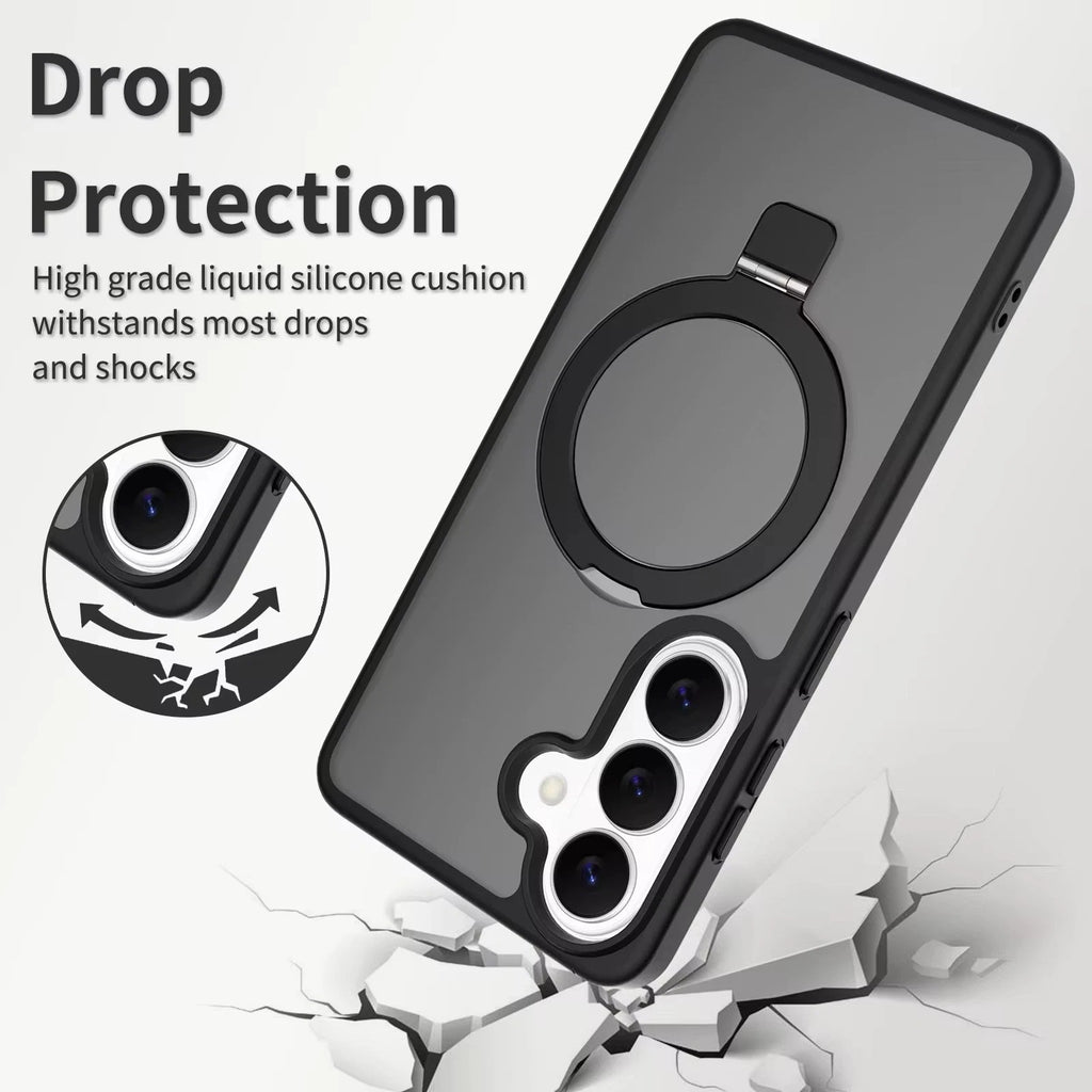 Magnetic Ring Stand Case Samsung Galaxy S26 S25 + Ultra MagSafe Slim Shockproof