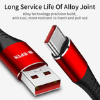 USB to Type C Charger 5A Fast Charging Data Cable for Samsung Huawei iPhone 17 16 15 Series