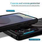 For Samsung Galaxy S26 S25 S24 Plus Ultra Case Magsafe Stand Lens Protect Cover
