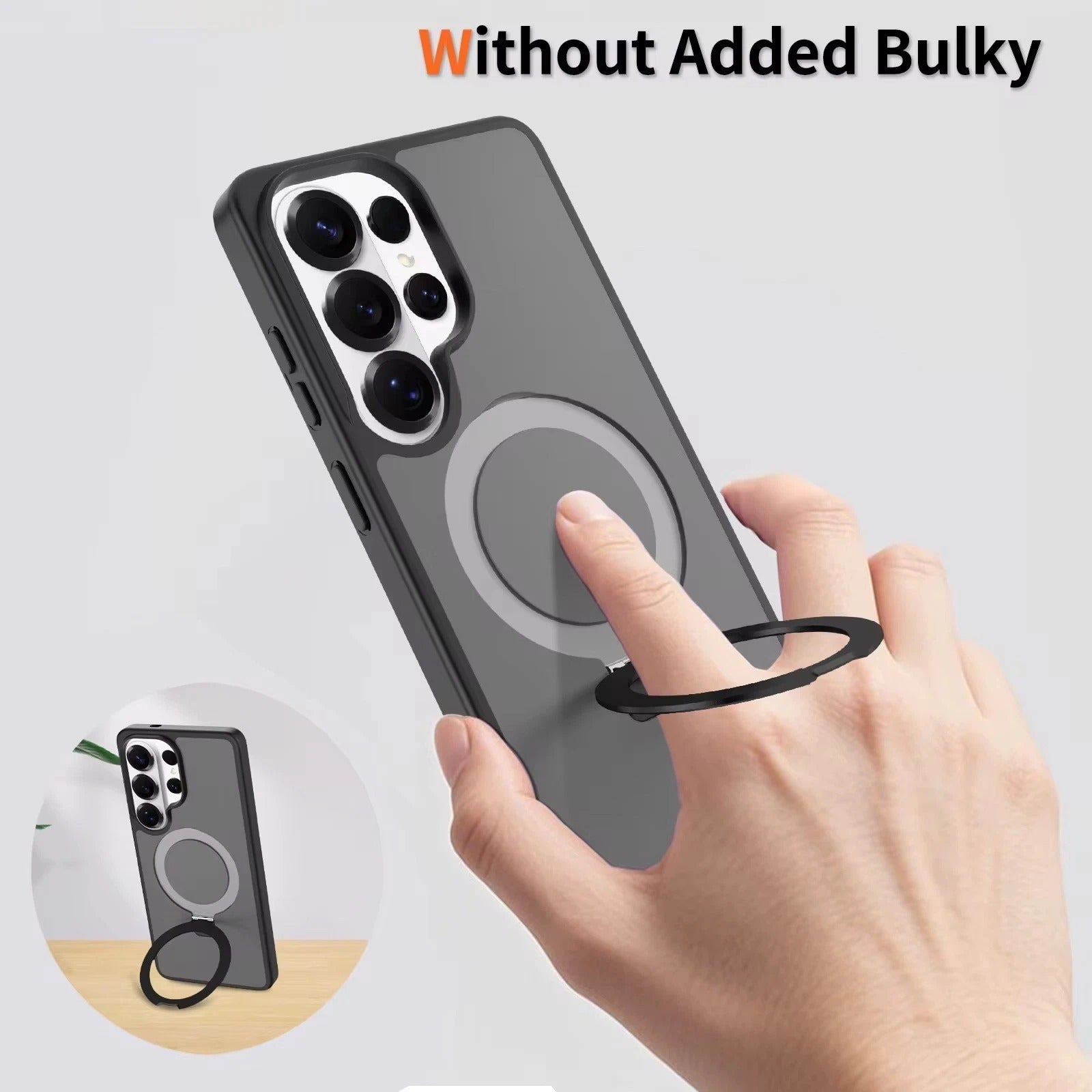 Magnetic Ring Stand Case Samsung Galaxy S26 S25 + Ultra MagSafe Slim Shockproof