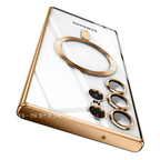 For Samsung S26 S25 S24 S23 S22 Ultra + Shockproof Clear MagSafe Magnetic Cover
