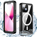 For iPhone 16 15 14 13  Pro Max MagSafe Waterproof Shockproof Heavy Duty Cover