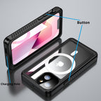 MagSafe Iphone 16 15 14 Pro Max Waterproof Shockproof Heavy Duty Magnetic Cover
