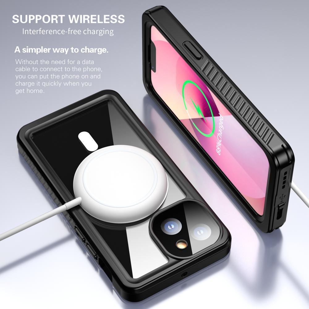 MagSafe Iphone 16 15 14 Pro Max Waterproof Shockproof Heavy Duty Magnetic Cover