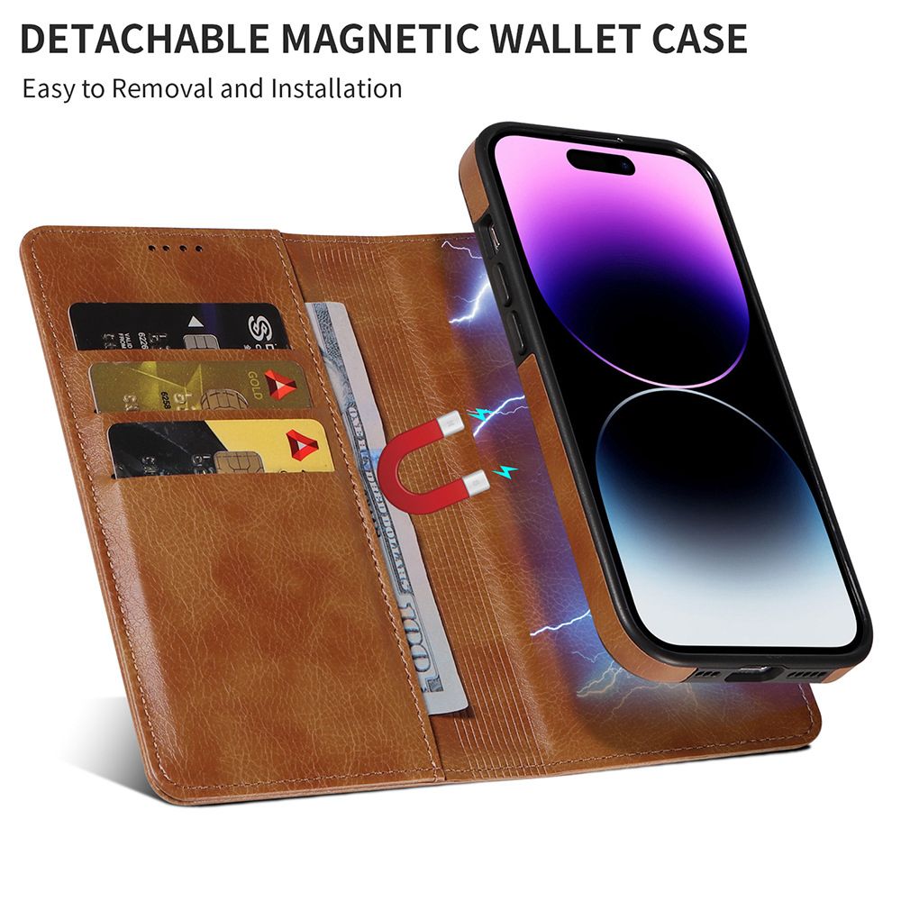 MagSafe iPhone 16 15 Pro max 14 plus 13 12 Case Detachable Wallet Cover magnetic