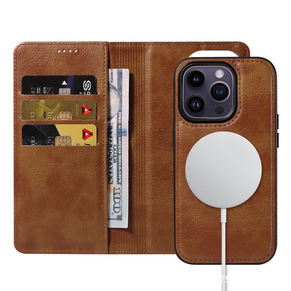 MagSafe iPhone 16 15 Pro max 14 plus 13 12 Case Detachable Wallet Cover magnetic