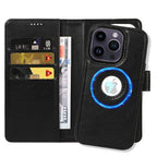 For iPhone 17 16 15 Pro max 14 plus 13 12 11 Case Detachable Wallet Cover magnetic