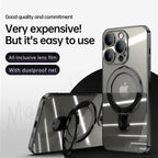 For MagSafe iPhone 17 16 15 14 13 12 Pro Max Magnetic Shockproof Phone Stand Ring Case