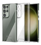 For Samsung S25 S24 S23 S22 S21 FE Ultra 5G Clear Back Case Shockproof Bumper Cover