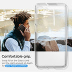 For Samsung S25 S24 S23 S22 S21 FE Ultra 5G Clear Back Case Shockproof Bumper Cover