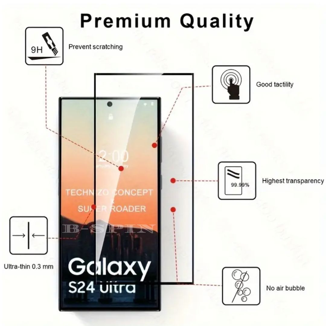 For Samsung Galaxy S24 S23 FE S22 S21 Plus Ultra Tempered Glass Screen And Camera Protector