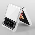 For Samsung Galaxy Z Flip Fold 7 6 5 Clear Case Shockproof Transparent Cover