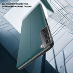 For Samsung Galaxy S25 S24 S23 S22 21 Ultra Plus 5G FE Smart Flip Leather Cover