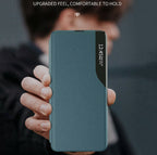 For Samsung Galaxy S25 S24 S23 S22 21 Ultra Plus 5G FE Smart Flip Leather Cover