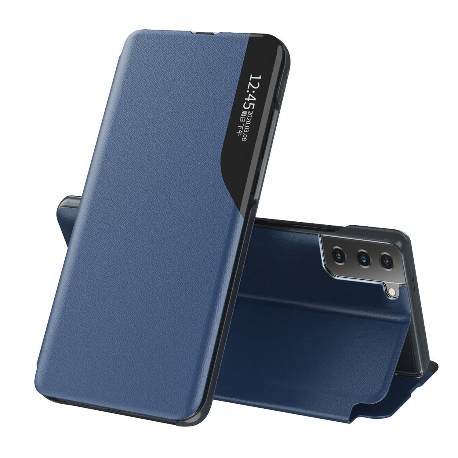 For Samsung Galaxy S24 S23 S22 S21 FE Ultra Plus Case Leather Wallet Flip Cover