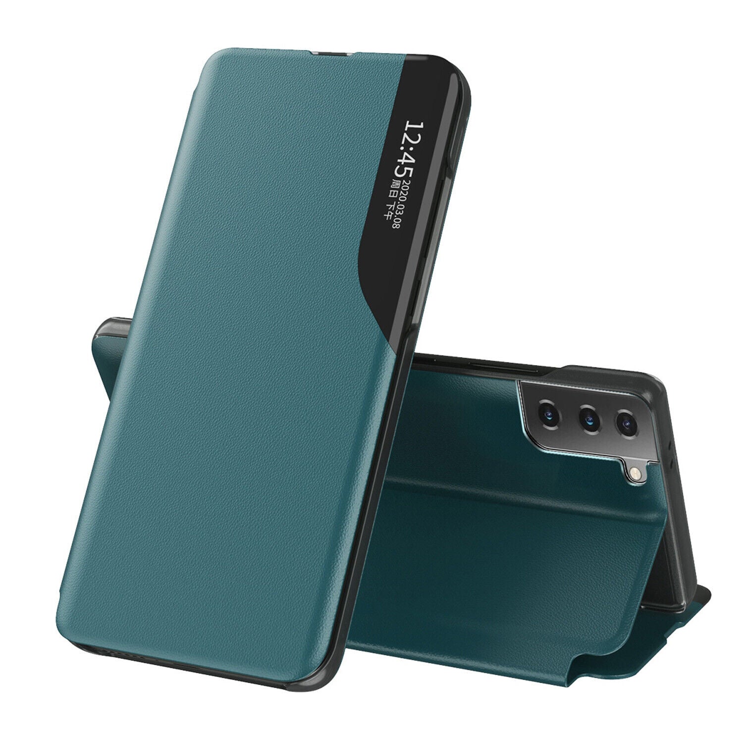 For Samsung Galaxy S24 S23 S22 S21 FE Ultra Plus Case Leather Wallet Flip Cover