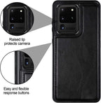 For Samsung S20 FE S21 S22 S23 Ultra Leather Stand Flip Wallet Case Magnet Cover - Mobile Accessories Shop B-SPIN