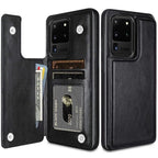 For Samsung S20 FE S21 S22 S23 Ultra Leather Stand Flip Wallet Case Magnet Cover - Mobile Accessories Shop B-SPIN