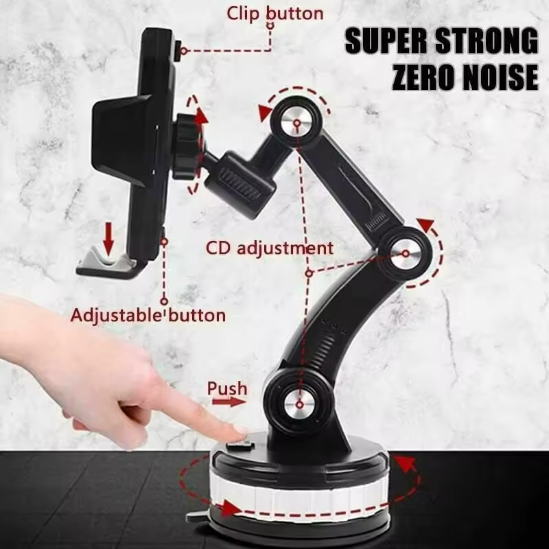 Universal Car Phone Holder Suction Cup Dashboard Phone Holder, Windscreen Phone Holder for IPhone 15 14 13 12 Samsung and Trucks