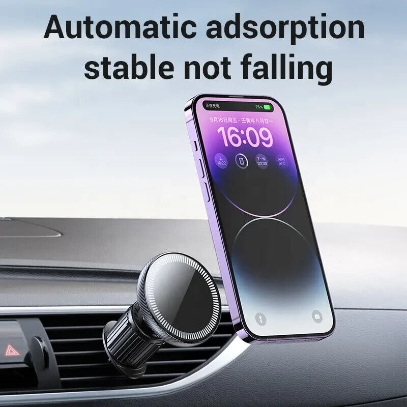 Magsafe Magnetic Vent grip Lock Car Phone holder For mobile 360 rotate Universal