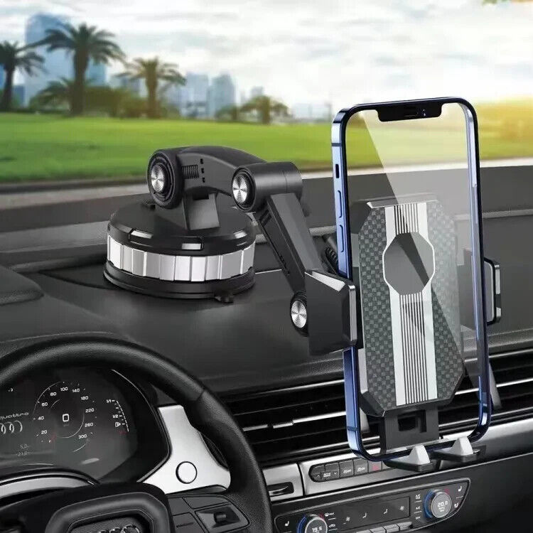 Universal Car Phone Holder Suction Cup Dashboard Phone Holder, Windscreen Phone Holder for IPhone 15 14 13 12 Samsung and Trucks