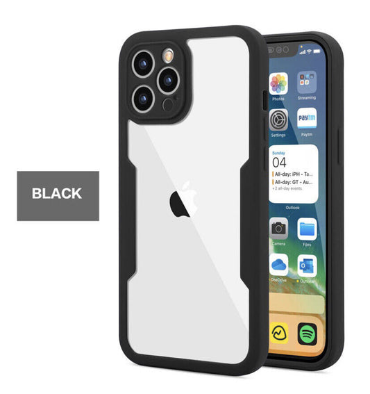 360 Full Body protection Screen Case For iPhone 14 Pro Max 13 12 11 XR X XS Max