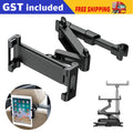 Extendable Car Back Seat Headrest Long Mount Universal Holder iPad Tablet Rotate