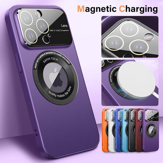 Magnetic magsafe Large Window Mirror Case For iphone 14 13 12 11 Pro Max - Mobile Accessories Shop B-SPIN