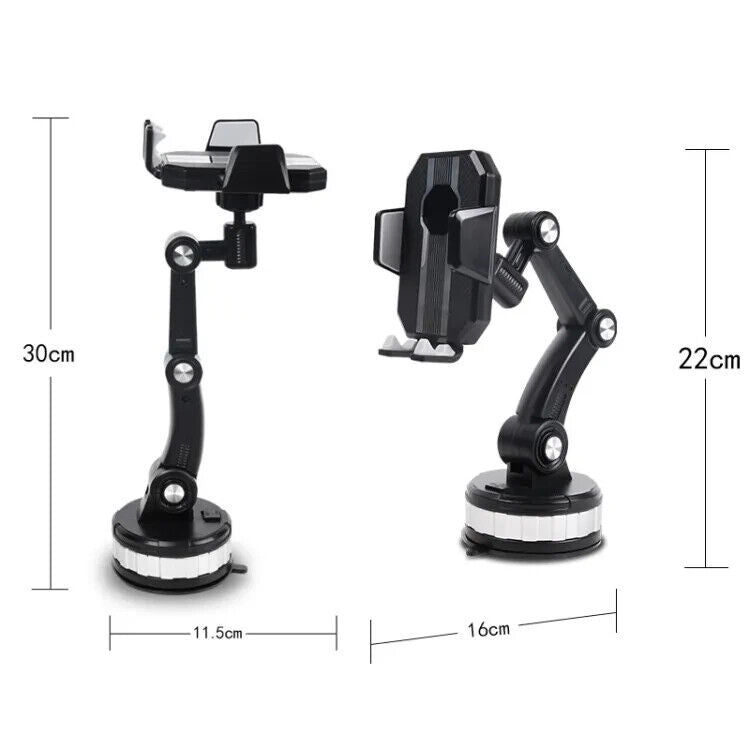 Universal Car Phone Holder Suction Cup Dashboard Phone Holder, Windscreen Phone Holder for IPhone 15 14 13 12 Samsung and Trucks