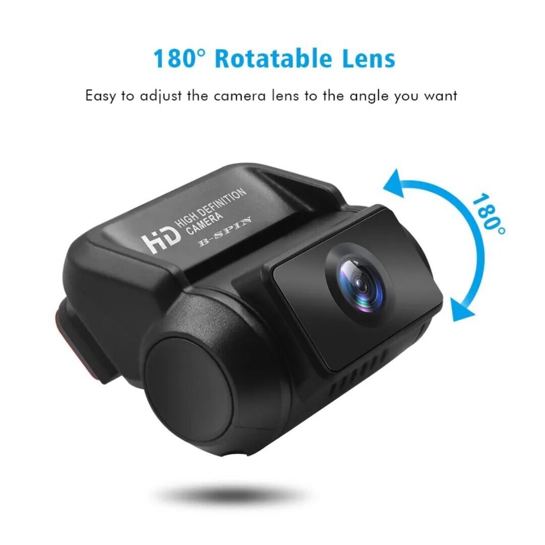 Dual Dash Cam 4K 2160 P Ultra HD Car DVR Front and Rear Camera with Built-in WiFi & GPS (170 Degree Wide)