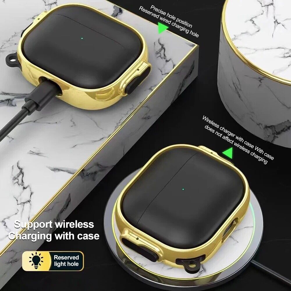 Shockproof Hard Silicone Cover Heavy Duty Armor for Apple Airpods 2 3 Pro Case - Mobile Accessories Shop B-SPIN