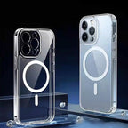 Magsafe Plating Magnetic Slim Cover For iPhone 17 16 15 14 Pro Max 13 12 11 Case Clear
