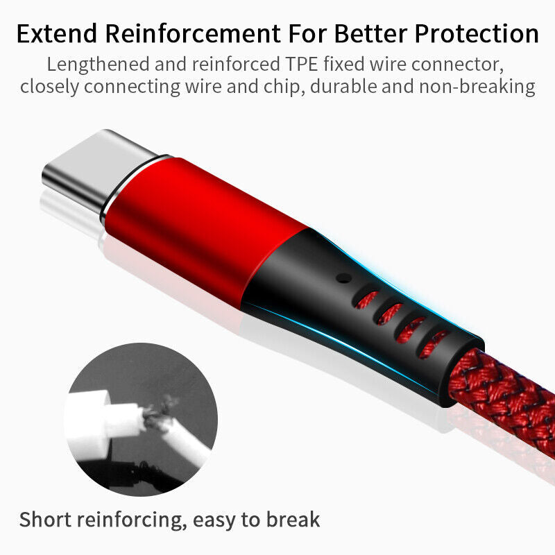 USB to Type C Charger 5A Fast Charging Data Cable for Samsung Huawei iPhone 17 16 15 Series
