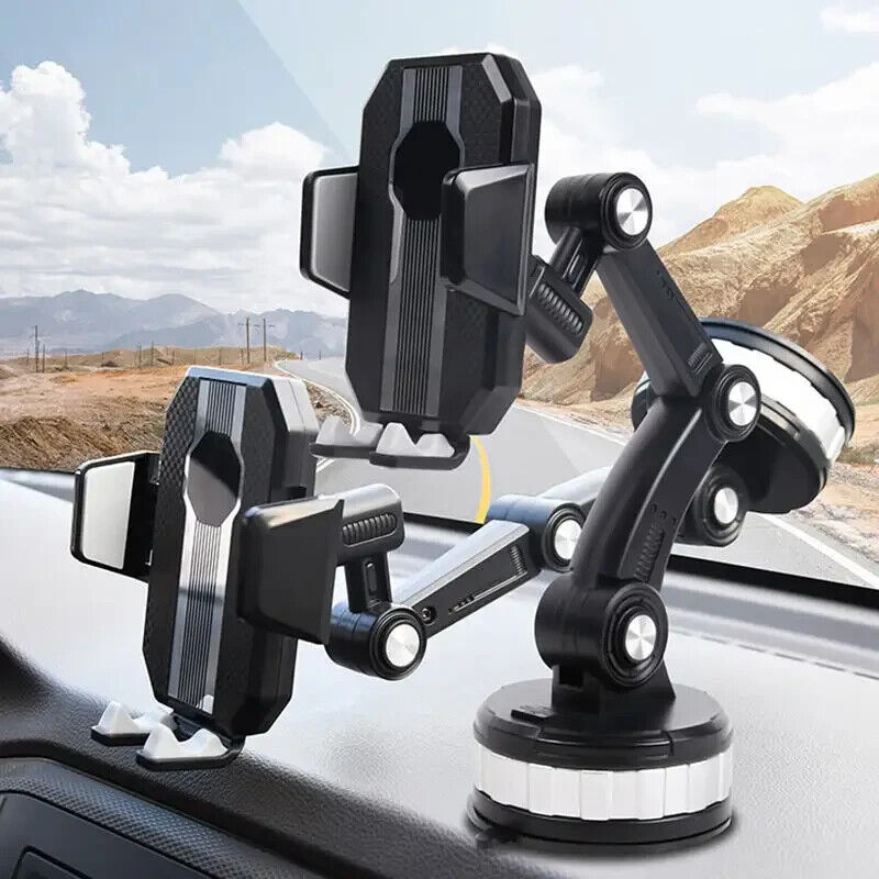 Universal Car Phone Holder Suction Cup Dashboard Phone Holder, Windscreen Phone Holder for IPhone 15 14 13 12 Samsung and Trucks