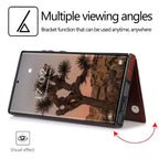 For Samsung S20 FE S21 S22 S23 Ultra Leather Stand Flip Wallet Case Magnet Cover - Mobile Accessories Shop B-SPIN