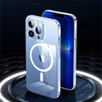 Magsafe Plating Magnetic Slim Cover For iPhone 17 16 15 14 Pro Max 13 12 11 Case Clear