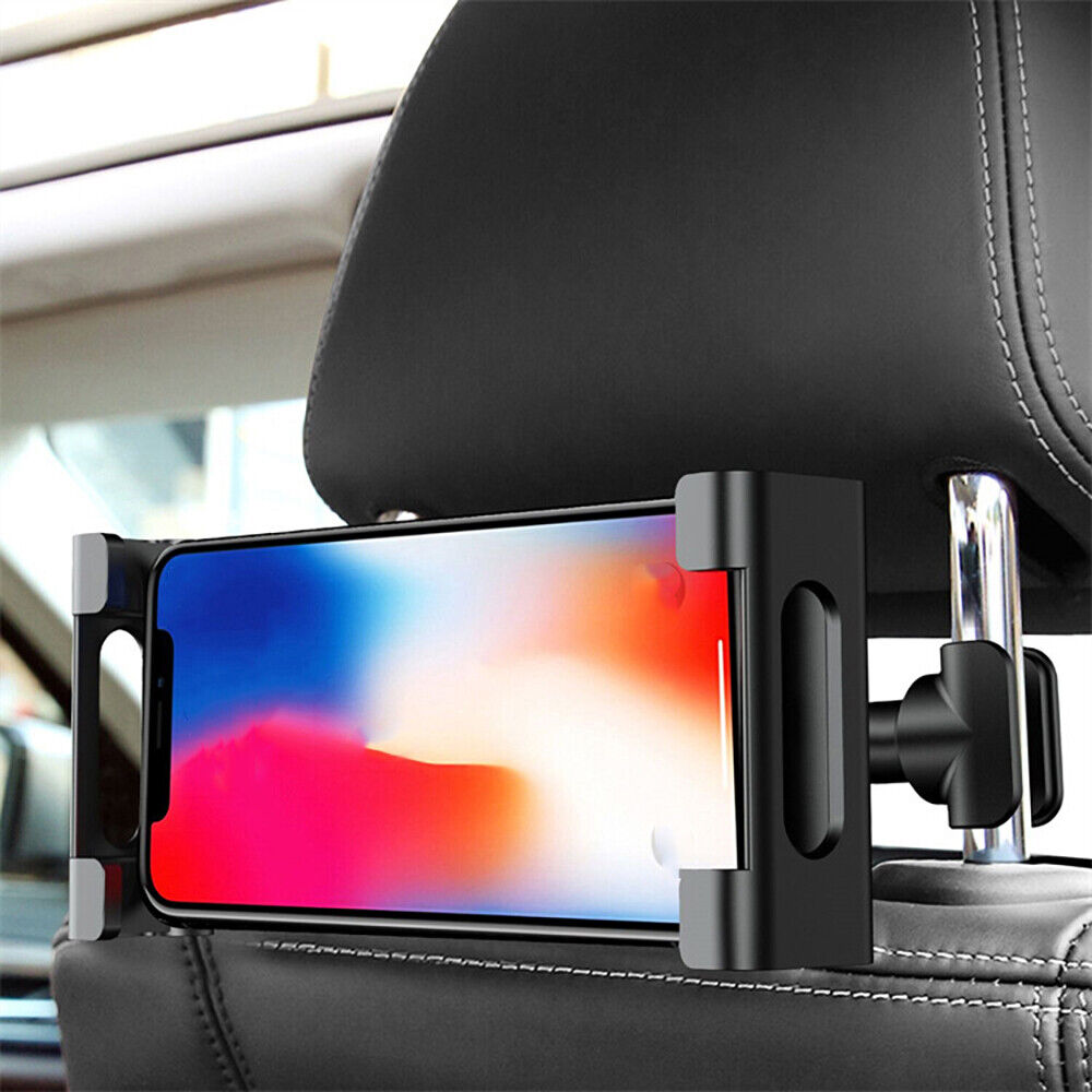 Extendable Car Back Seat Headrest Long Mount Universal Holder iPad Tablet Rotate