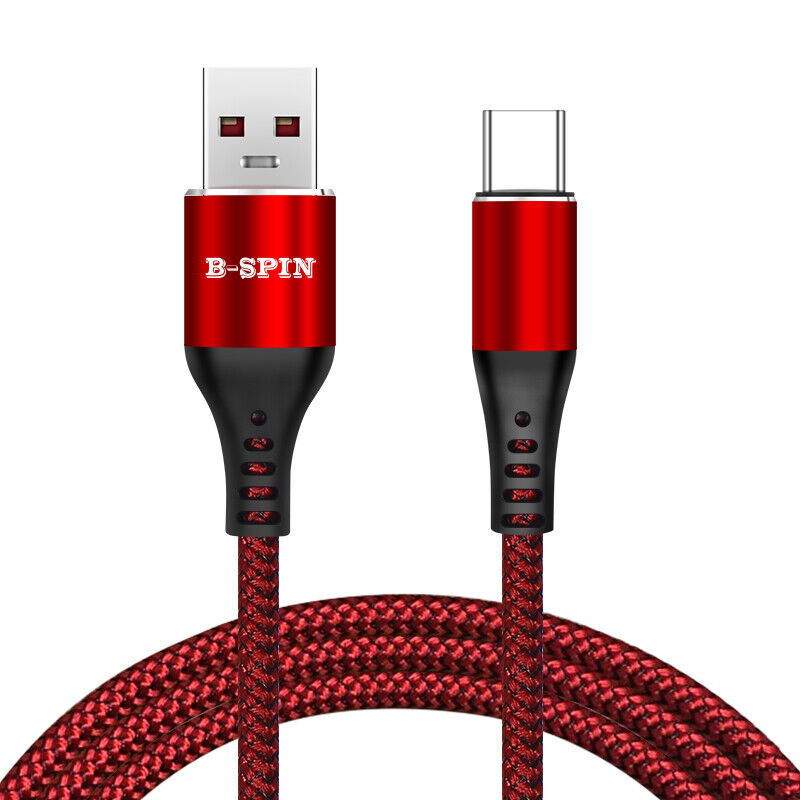 USB to Type C Charger 5A Fast Charging Data Cable for Samsung Huawei iPhone 17 16 15 Series